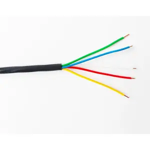 18/5 250ft Solid Sprinkler Wire for Valves System, Irrigation Wire with  PE Jacket Sprinkler  for Underground Irrigation System, Field Central Control System, 30V, ETL Listed