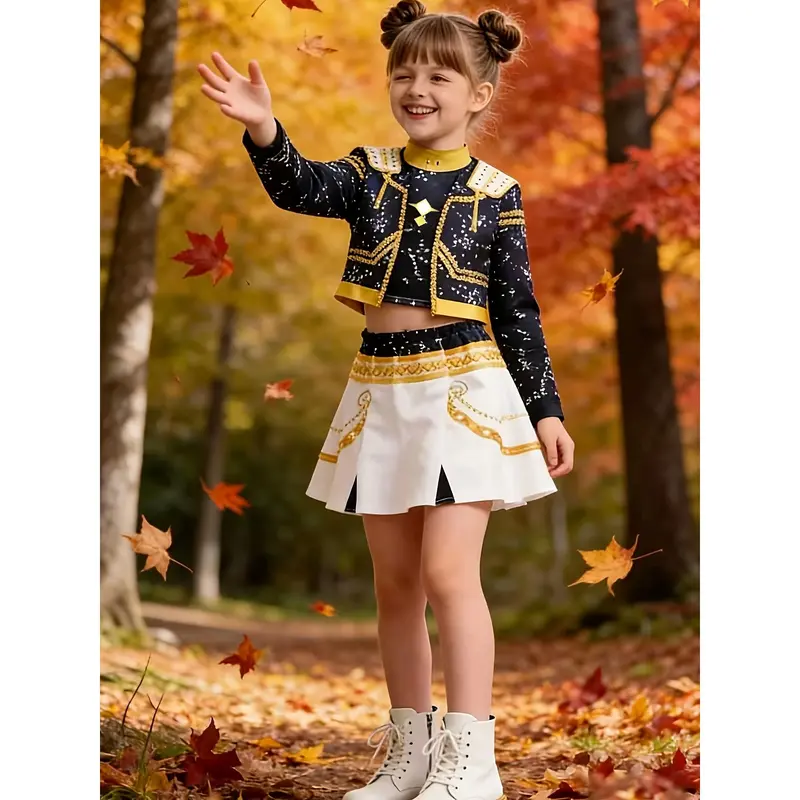 80s 90s Dance Star Costume Sequined Outfit Halloween Cosplay Kids 80s 90s Dance Star Costume - 5 Piece Sparkly Pop Outfit For Halloween & Dress Up Parties (Ages 3-12) 80s 90s Dance Star Costume Sequined Outfit Halloween Cosplay Kids 80s 90s Dance Star Costume - 5 Piece Sparkly Pop Outfit For Halloween & Dress Up Parties (Ages 3-12)