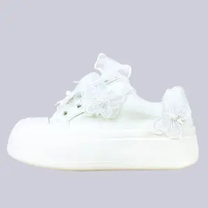 Porcelain Pearl Butterfly Dream Chunky Sneakers - Women's