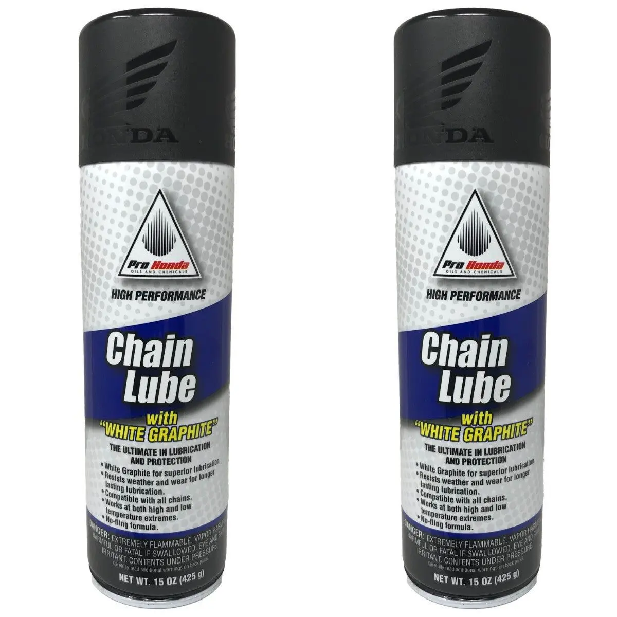 Honda Genuine OEM Chain Lube with White Graphite 08732-CLG00 - 2 Pack