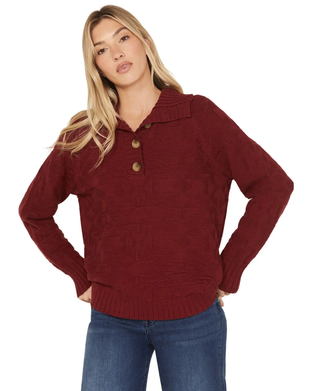 Ariat Women's Women'S 1/4 Button-Down Sweater - 10062810