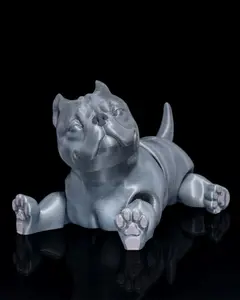 Articulated bulldog statue