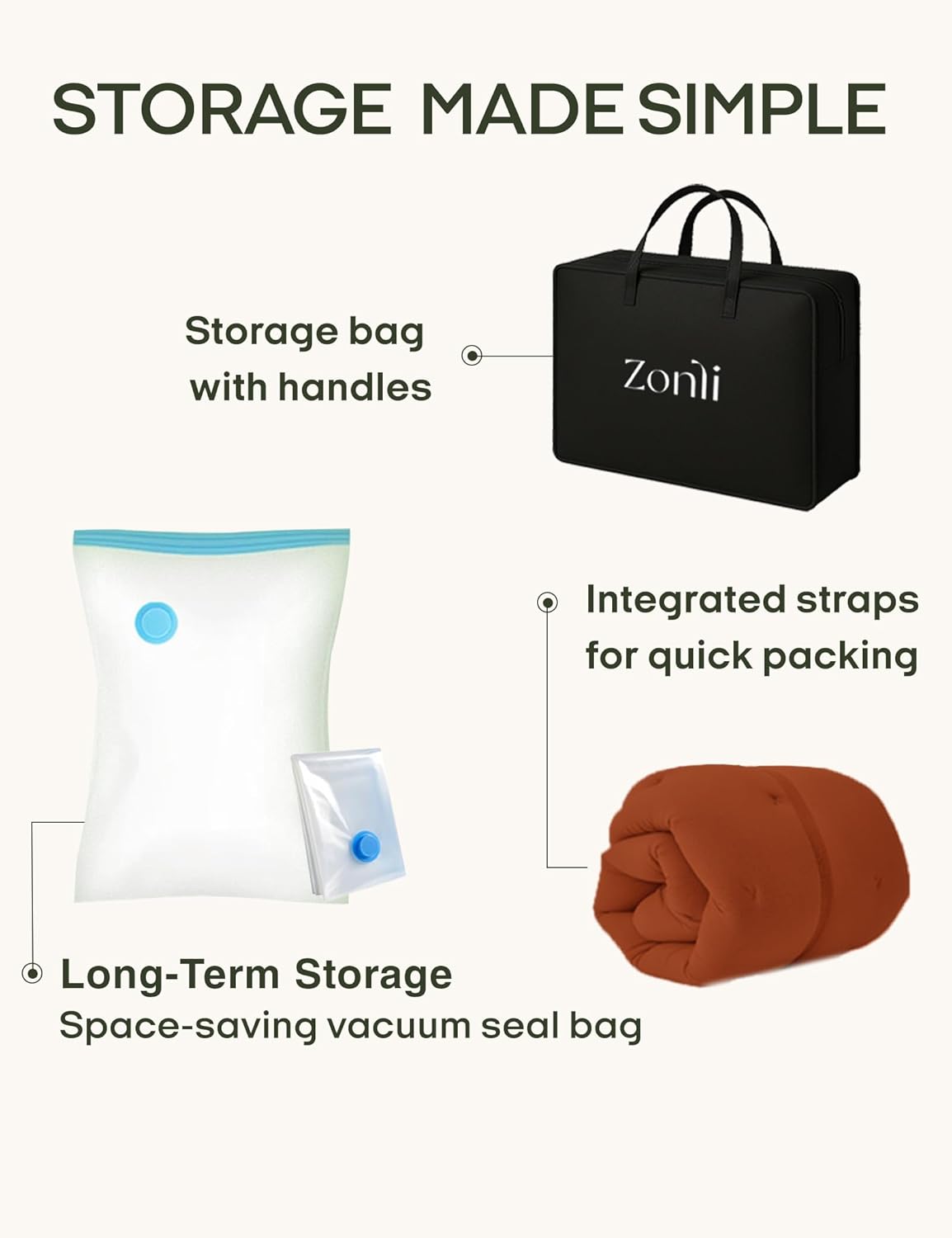 ZonLi Foldable Japanese Futon Mattress – Thick 100% Cotton, Portable Floor Bed, Easy Sleep Anywhere for Dorm, Guests & Camping