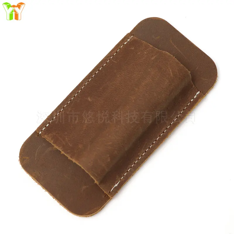 Genuine leather brown
