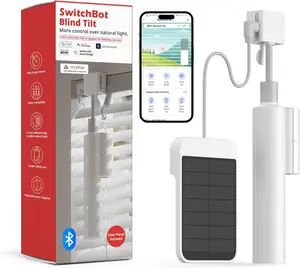 SwitchBot Smart Blind Tilt Motor - Automatic Blind Opener, Solar Powered, App & Voice Control