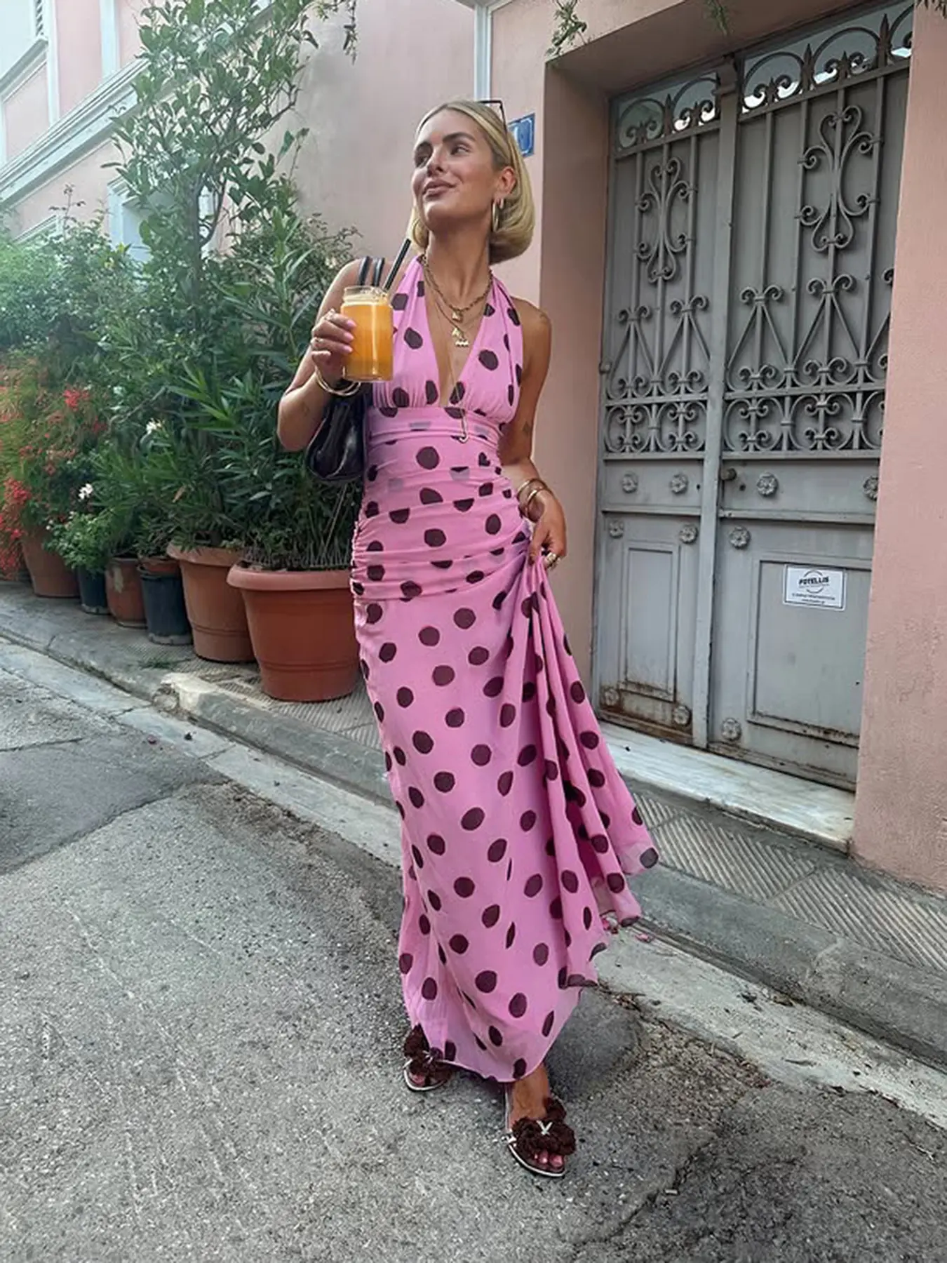 knee length dresses for ladies Faith Boho Maternity Photoshoot Dress