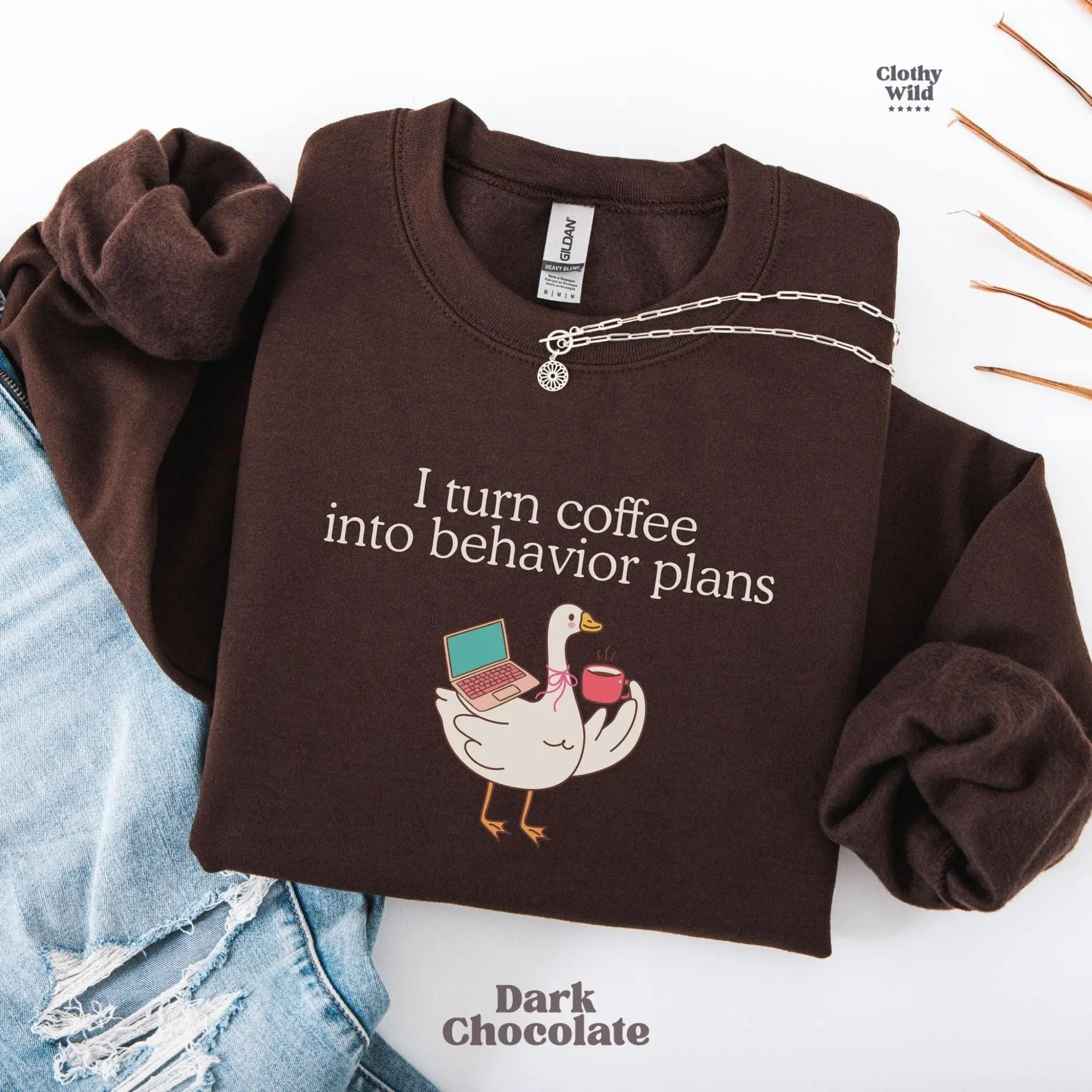 BCBA T-Shirt, Sweatshirt - Funny Behavior Analyst, Goose, BCBA Crewneck, BCBA Gifts, Future Bcba Gift