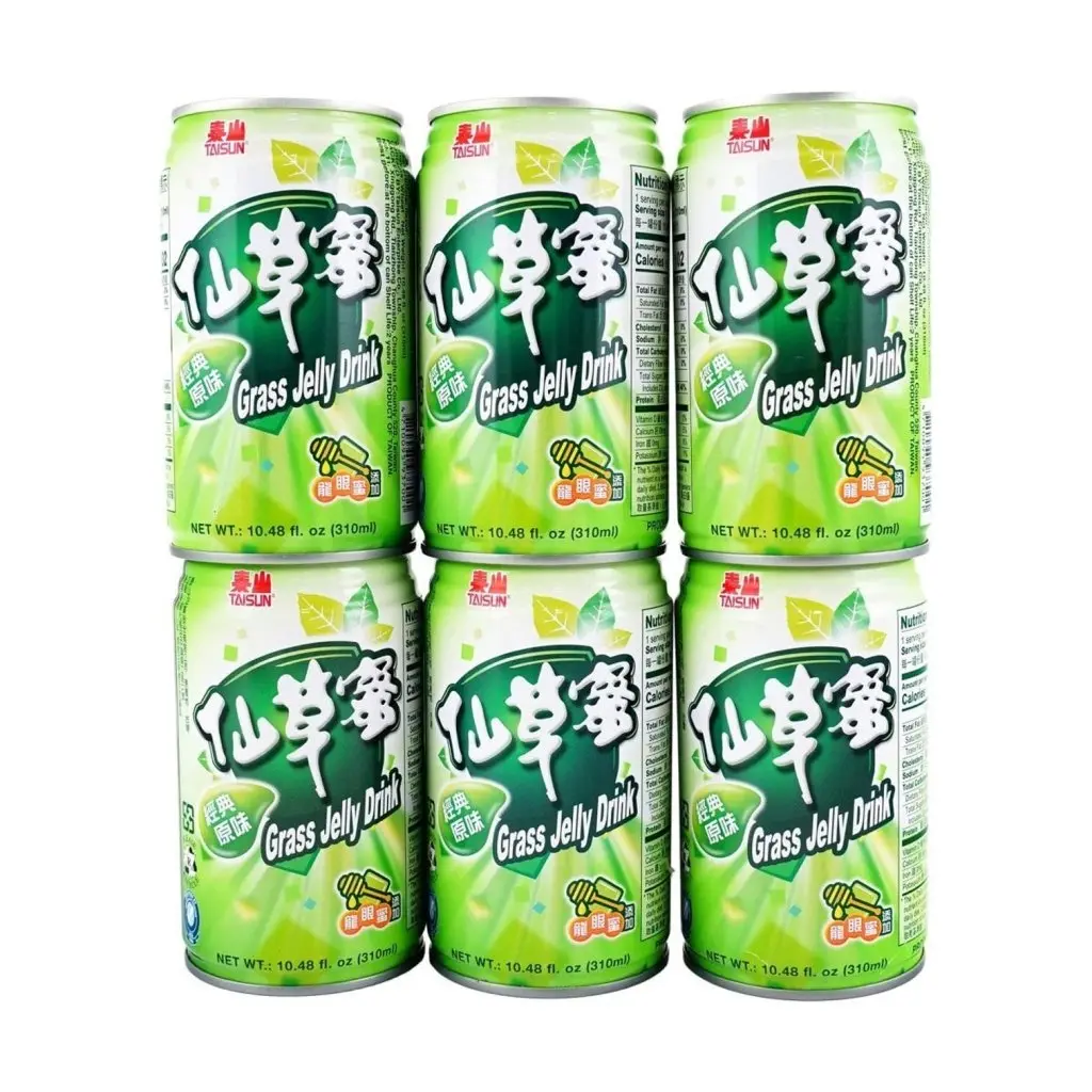 Taisun Sweet Grass Jelly Beverage, 310ml x 6 Pack