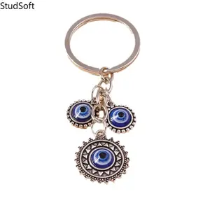 2026 New Arrival: Retro Hip-Hop Style "Evil Eye" Keychain Accessory — Eye-Themed Phone Charm & Handbag Decoration
