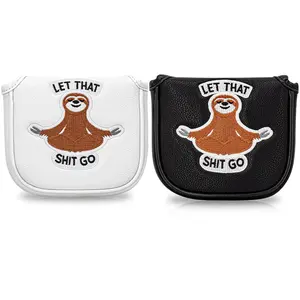 Sloth Design Golf Putter Cover, Durable Golf Club Protector, Unisex Outdoor Accessory, Golf Accessories, Perfect for Golf Enthusiasts
