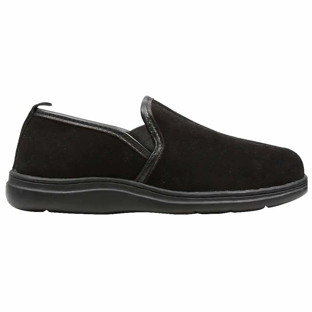 L.B. Evans Mens Klondike Casual Slippers Casual - Black