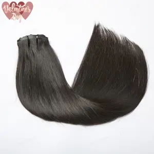 Frodio 100% Human Hair Instant Bangs Hairpiece Clip In 2 Piece Set