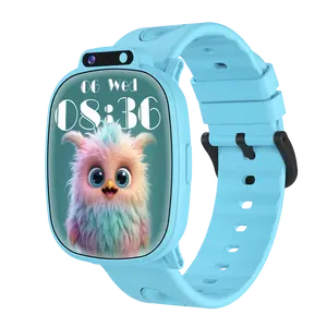 LAXASFIT Stylish Kids’ Silicone Wearable Smart Wristwatch - 1.9-inch HD Eye-Friendly Touchscreen, Educational Games, Calorie Tracking, Sleep Monitoring, Android Multifunctional Educational Device, Kids’ Birthday Gift