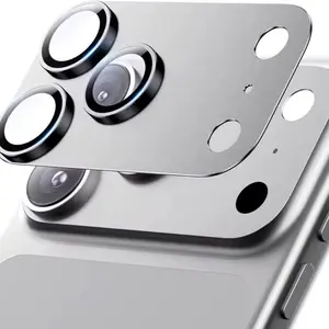 Colored Full Metal Camera Lens Protector For iPhone 17 Series Gorilla Tempered Glass Anti Scratch Camera Cover Full Metal For iPhone 17 17Air 17Pro 17ProMax