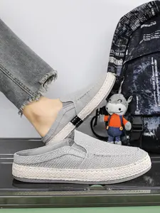 Men's Fashionable Breathable Mesh Slip on Espadrilles, Casual Comfortable Sports Sandals for Daily Wear, Non-slip Sweat-absorbent Espadrilles for Men, Boy, Footwear, Breathable Lightweight Clogs