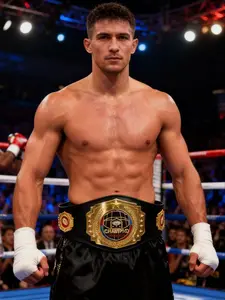 World Champion Wrestling Belt Simulation, Durable Design, 4mm Thickness Zinc Alloy Material, Collection & Display