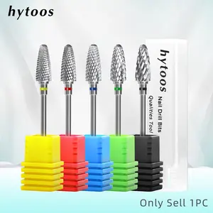 Bullet Tungsten Carbide Nail Drill Bits, 3/32" Professional Rotary Nail Bit, Manicure Acrylic Gel Remover, Nails Accessories Tools
