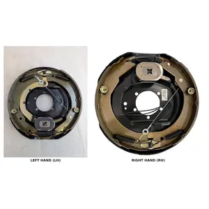 TRP 12" x 2" Self-Adjusting Electric Trailer Brake — BK-12E-01SA (LH) / BK-12E-02SA (RH) | 7,000 lb Axles | Lippert & Dexter Compatible