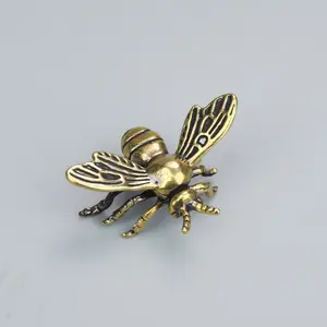 Antique Brass Bee Statue, Perfect Home and Garden Decoration, Multifunctional Metal Animal Ornament, Garden Accessories, Garden Sculptures, Vintage Yard Statue, No Precious Metal Plating