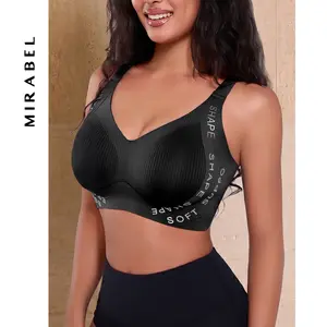 MIRABEL High Elastic Wireless Support Bra, Anti-Sagging Seamless Daily Bra