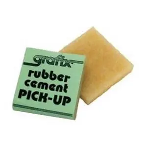 212 MAIN Square Shape Rubber Sponge - 2x2 in. Cleaning Pad for Adhesive Cleanup, Cement Removal