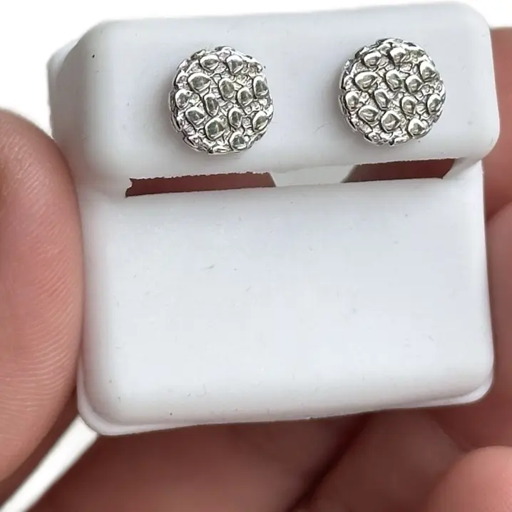 S925 NUGGET EARRINGS
