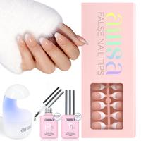 Short Almond- Light brown