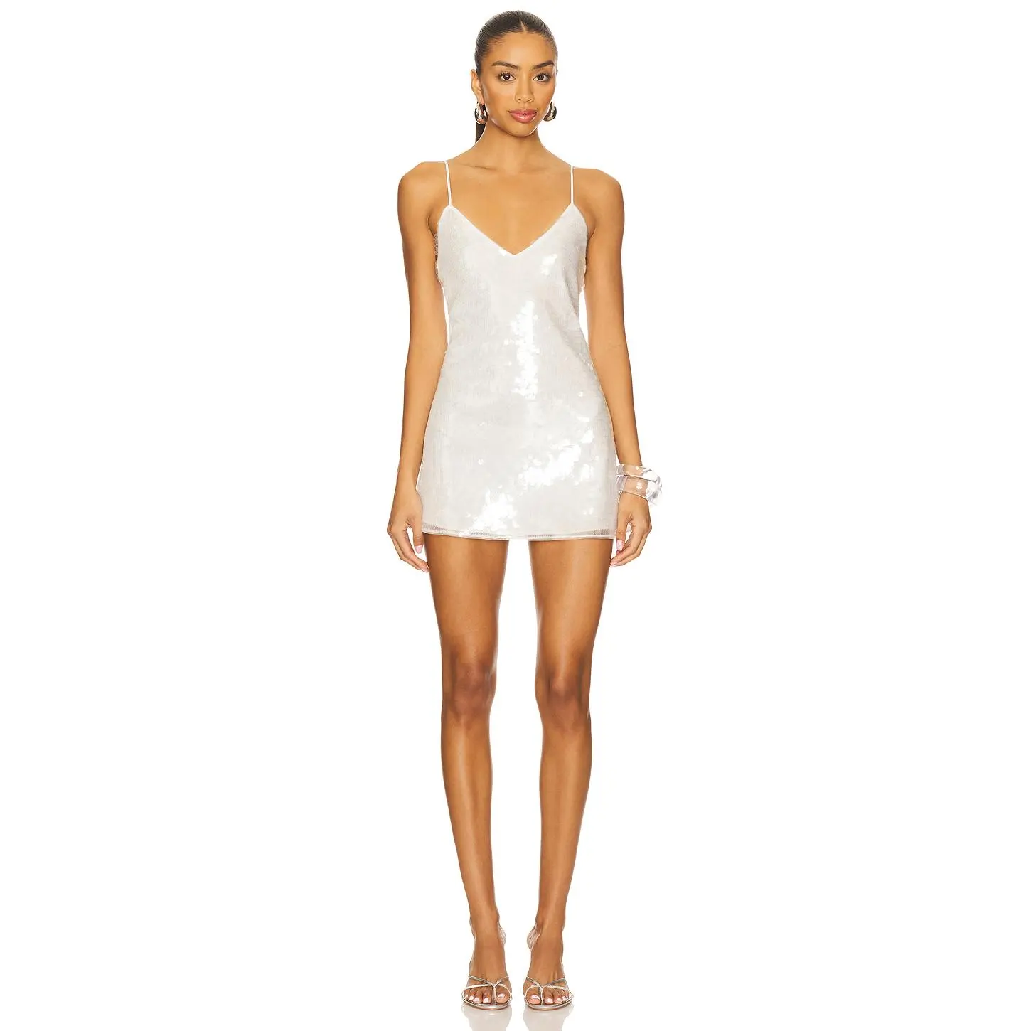 retrofete Deserae Dress in Pearl