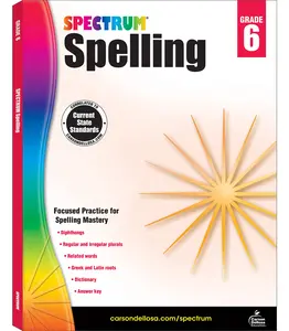 Spectrum Spelling, Grade 6: Volume 33 -- Spectrum - Paperback