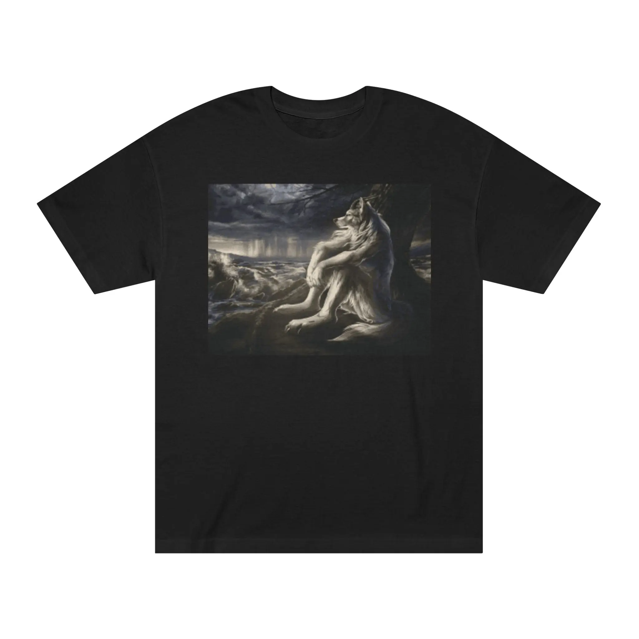 Funny Alpha Wolf Meme T-Shirt | Unisex Graphic Tee | Sarcastic Humor Casual Wear for Men & Women
