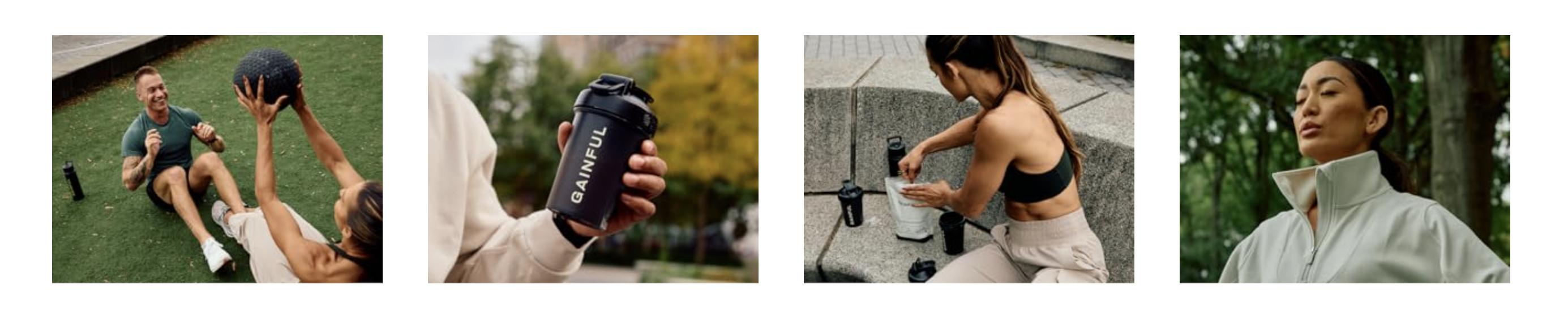 Gainful Performance Pre Workout Powder with Natural Caffeine & Creatine for Energy Strength Muscle Endurance & Recovery 20 Servings - Fitness Edible Dietary