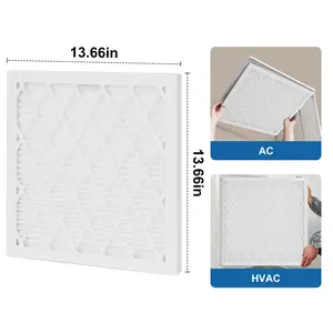 MERV 11 AC/HVAC Furnace Air Filter, 14x14x1 in ABS Frame, Available in Multi-Count Options (4, 5, 8 Units) and Filter Paper Only Variants