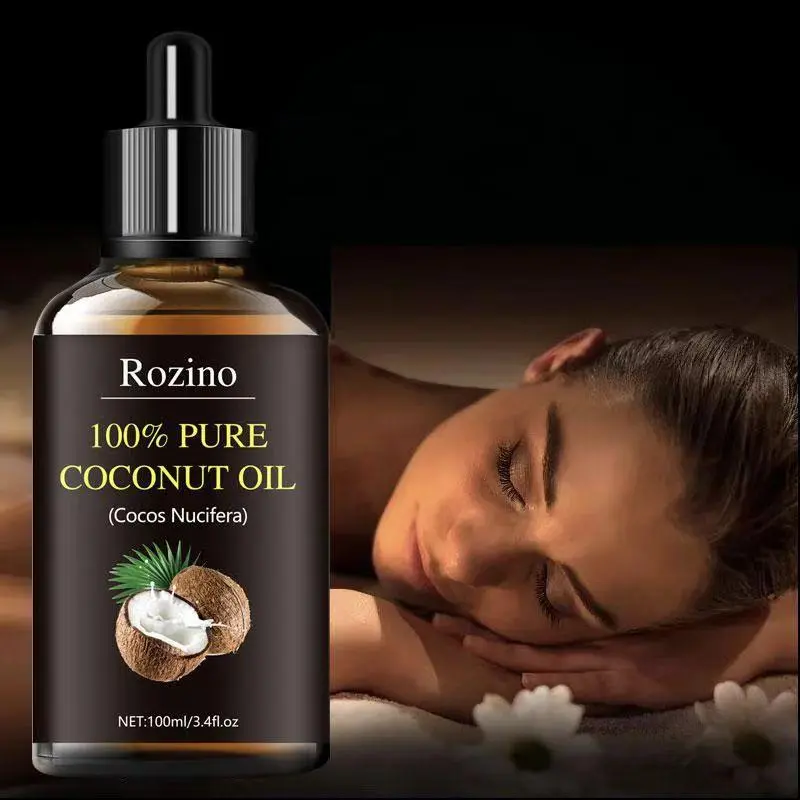 Coconut Body Oil, Deep Nourishing, Hydrating, Firming & Moisturizing Beauty Essence Oil, Skin Care Products, Body Oil Moisture, Body Oil Moisturizer, Body Oil For Dry Skin, Wellness Body Oil