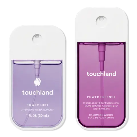 Touchland Hair And Body Mist + Sanitizer Perfect Pair Bundle