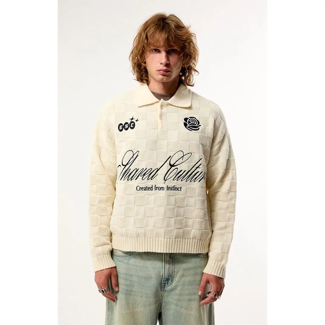 Pacsun Men's Shared Culture Knit Polo Sweater