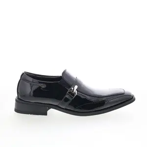 Faranzi Mason F4691 Mens Black Synthetic Loafers & Slip Ons Casual Shoes