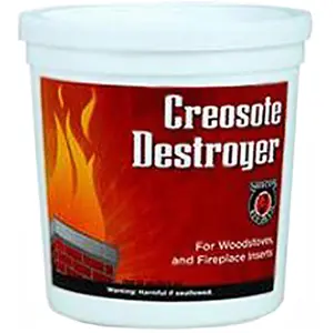 Meeco 1 lbs Creosote Destroyer Powder, 1Lb, Chimney Care