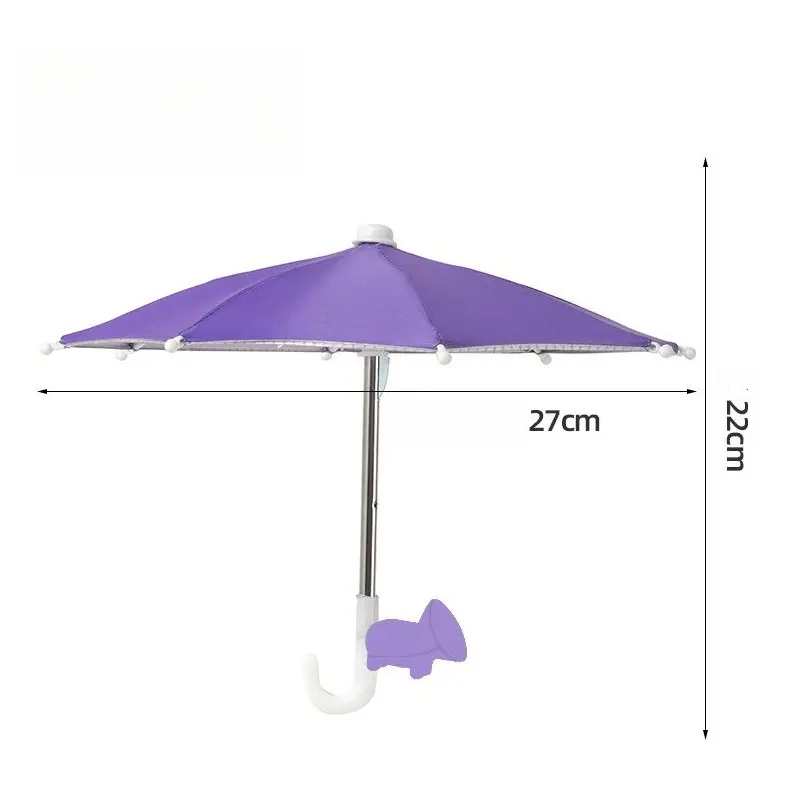 Purple umbrella + purple accessories