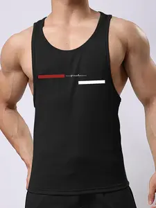 Men's Sleeveless Tank Tops 3 Pack, Paris & Freedom Graphic Tees, Slim Fit Breathable Cotton Blend, Gym Workout & Casual Streetwear