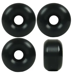 Skateboard Wheels 53mm x 31mm High Rebound 95A Black