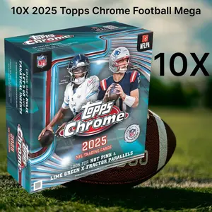 Football Break 590- 2025 Topps Chrome Football Mega 10 Box PYT