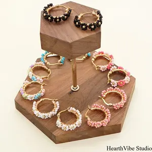 2026 New Arrivals: Bohemian-Style Colorful Earrings — Beaded Daisy Earrings for Women | Unique & Minimalist Jewelry