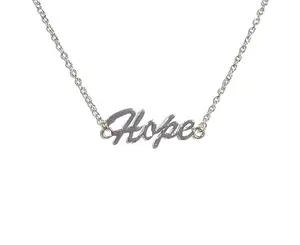 Hope Necklace, Message Necklace, Inspiration Necklace