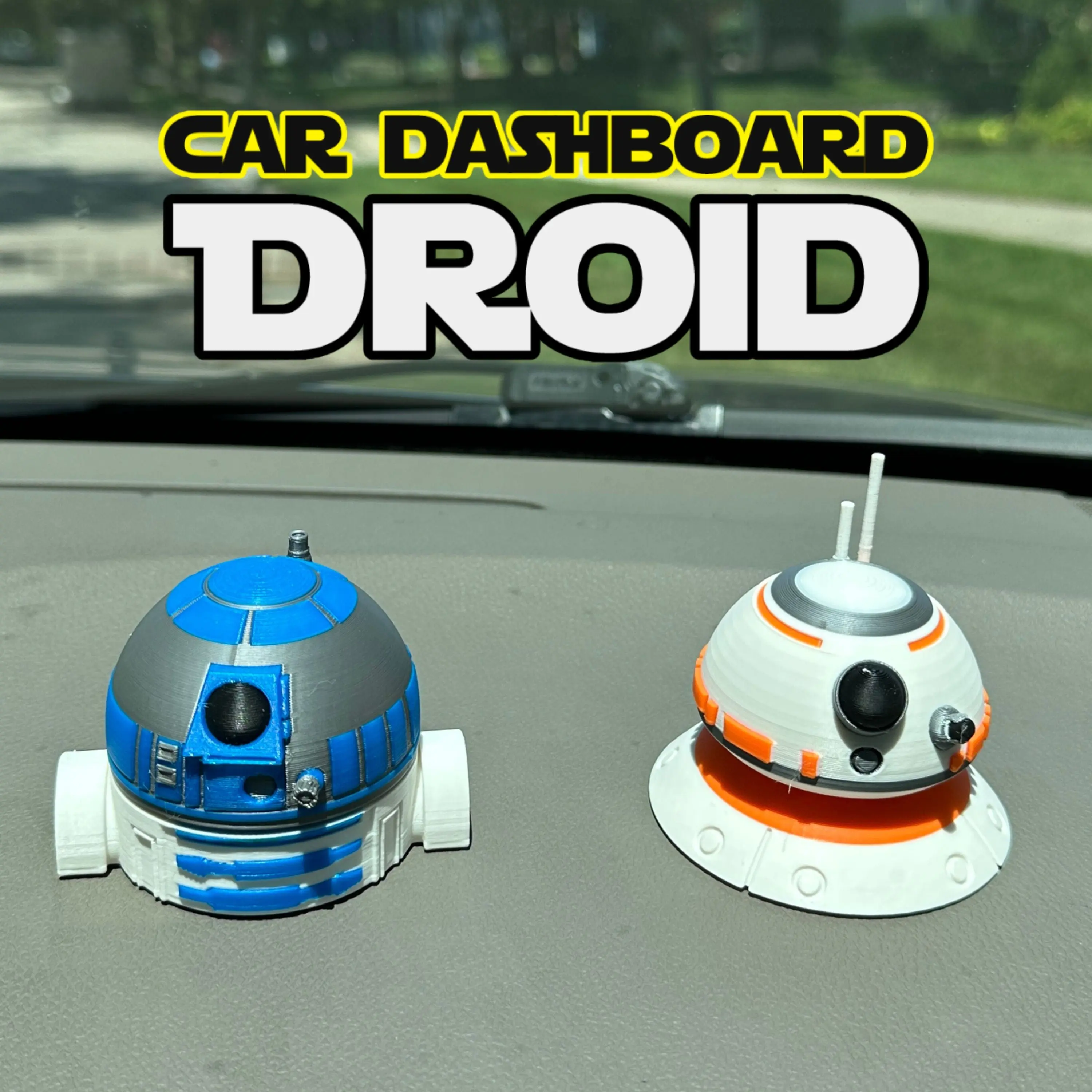 Droid Car Dashboard Companion with Spinning Head