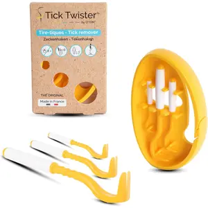 Tick Remover for Dogs, Humans and All Other Pets-Tick Puller - 3 Different Sizes - Made in France - Tick Nipper