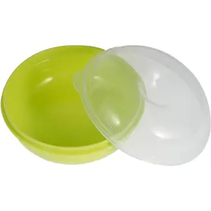 Clear Doughnut Box Portable Bread Storage Container Microwaveable Small Bread Box for Kitchen Countertop and Travel 4.92X4.92X2.55In