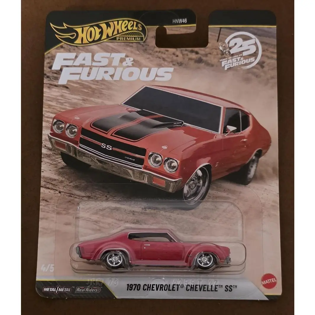 Hot Wheels 1970 Chevrolet Chevelle SS Fast & Furious Edition HIW48 Metal Die-Cast Car M