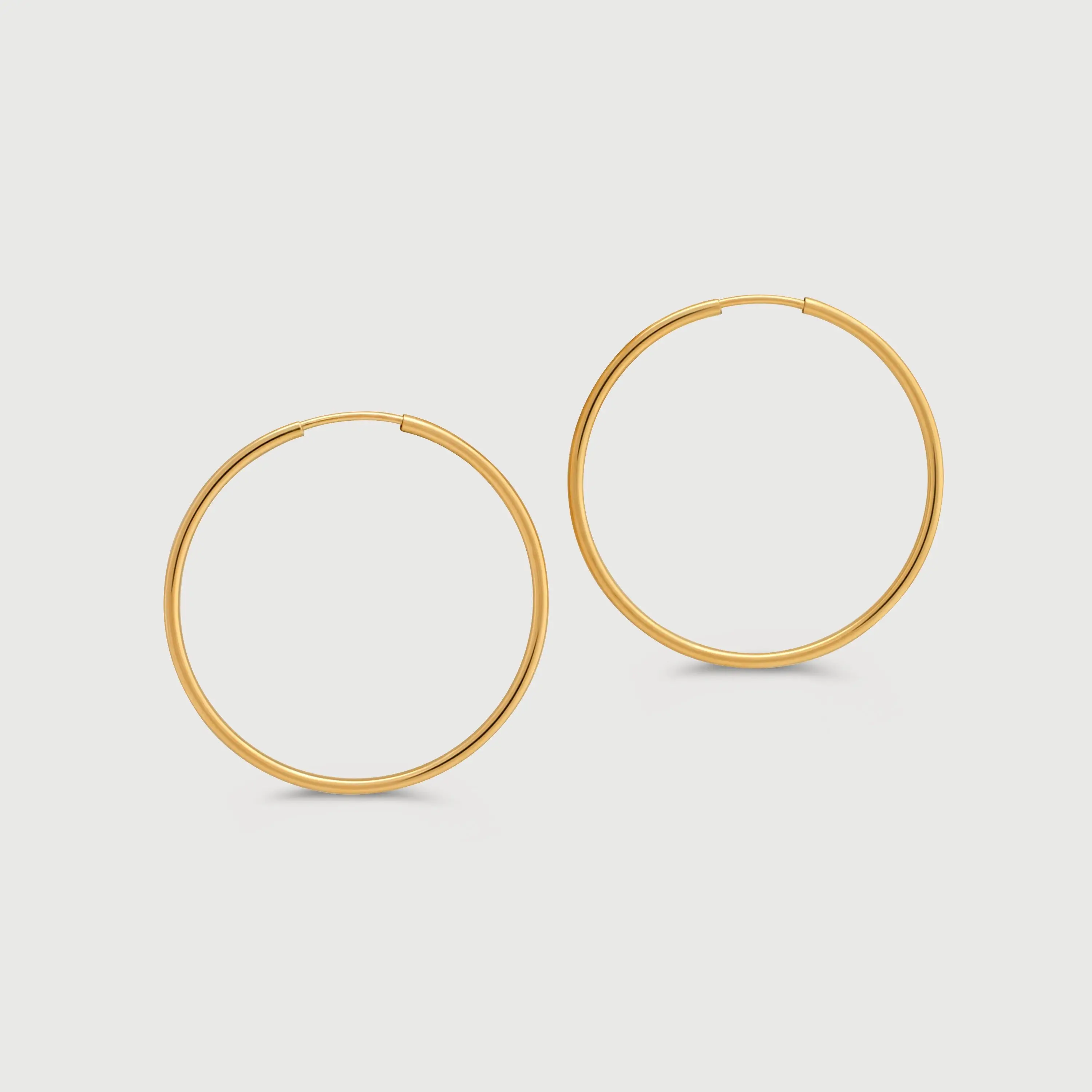 Sleeper Hoop Earrings - 14k Gold Filled Minimalist Everyday Hoops, Lightweight & Tarnish-Resistant, Perfect for All-Day Wear