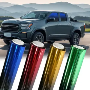 Dual-Color Gradient Car Window Tint Roll 0.5x3M, Sun Blocking Privacy Window Film with Installation Tool, Universal for Auto Cars Vans RVs