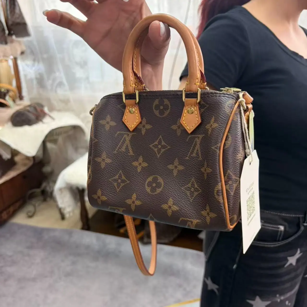 Pre-owned Louis Vuitton speed nano